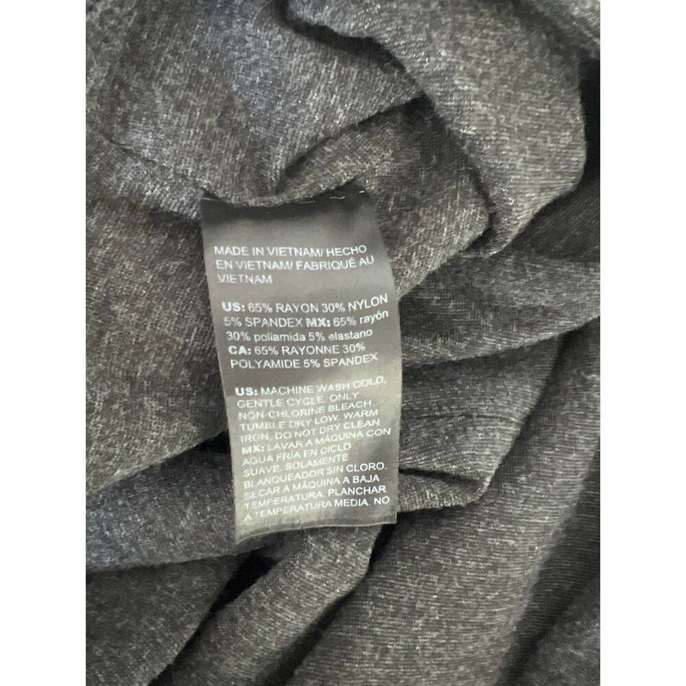 Runway Leggings WHBM Gray Stretch Knit Size 4 Short Ankle Casual Athleisure - Picture 5 of 9